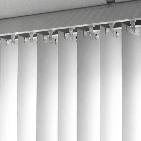 12 Pcs Vertical Blind Repair Vane Savers, White Metal Vertical Blind Repair Tabs for Window Vertical Blinds Replacement Slats in Saudi Arabia