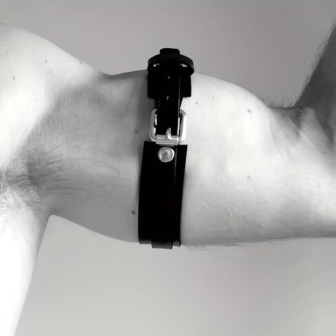 Black Arm Band Arm Harness Bondage Chest Harness Men's Harness Belt Body Chest Harness for Men Sexy Punk Body Harness Buckle Clothes Outfits, Nightclub Cosplay Clubwear in Kuwait