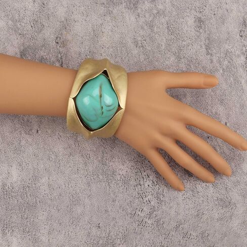 Chunky Gold Bangle Bracelets for Women Statement Cuff Bracelet Arm Cuffs Chunky Bangles Bracelet Boho Jewelry in Saudi Arabia