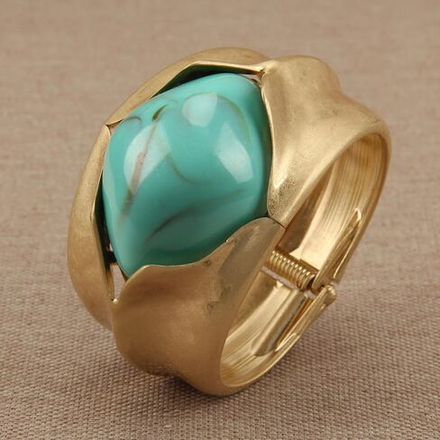 Chunky Gold Bangle Bracelets for Women Statement Cuff Bracelet Arm Cuffs Chunky Bangles Bracelet Boho Jewelry in Saudi Arabia