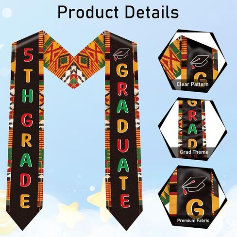 Graduation Stole - Graduation Sash for Unisex Internatinal College Students Class of 2026 in Saudi Arabia