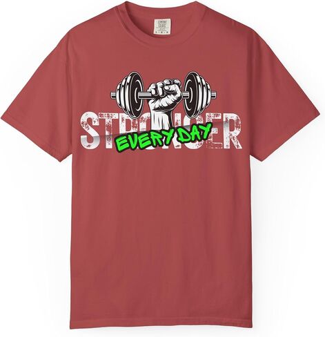 Barbell Fist Every Day T-Shirt | Workout Gym Fitness Tee in Kuwait