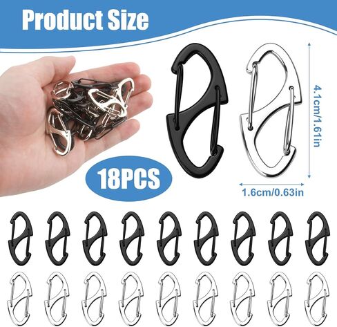 18 Pcs Zipper Luggage Locks Anti Theft for Backpacking Protection,Pickpocket Zipper Locks,Dual Opening Zippers Pull Replacement.Camping Suitcase in Kuwait