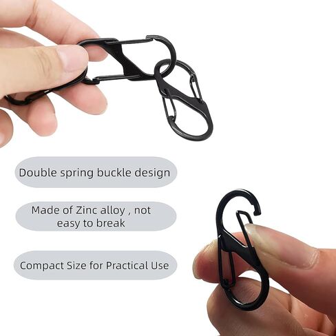 24pcs Zipper Clip Theft Deterrent, Zipper Pull Locks for Backpacks, Anti Theft Zipper Clips for Luggage,(Large、Medium 、Small Size) in Saudi Arabia