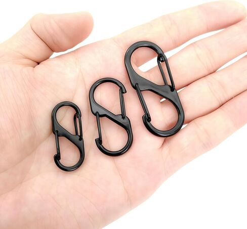 24pcs Zipper Clip Theft Deterrent, Zipper Pull Locks for Backpacks, Anti Theft Zipper Clips for Luggage,(Large、Medium 、Small Size) in Saudi Arabia