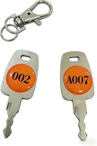 007 Luggage Replacement Keys - Universal Fit for Bag, Suitcase & Travel Luggage Combination Locks (2 PCS 007+007 Silvery) in Kuwait