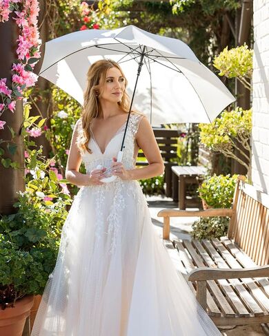 ShedRain Stick Umbrella 4225-EVT, Auto Open Full Size Rain Umbrella with J Handle, Wind Resistant Classic Traditional Umbrella for Men & Women in Saudi Arabia