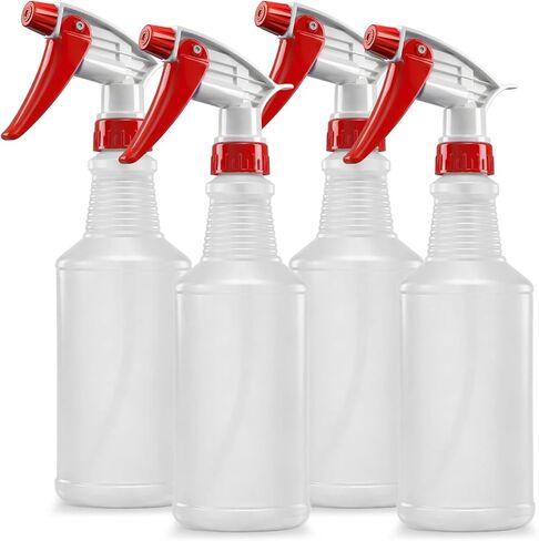 Set of 2 Premium 16 oz Spray Bottles, NBR Gasket - Superior Hydrocarbon Resistance - Ideal for Auto Detailing & Industrial Cleaning in Kuwait