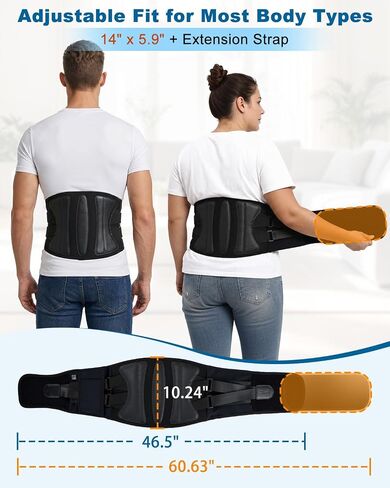 Cordless Heating Pad for Back Pain & Period Cramps, Portable Back Heating Pad Belt Heated Back Brace Rechargeable Wireless Support, 3 Heat & Auto Shut Off, Gifts for Father Dad Men Women in Saudi Arabia
