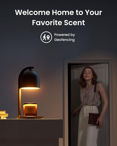 SwitchBot Smart Candle Warmer Lamp App & Voice Control, Flameless Wax Melter with Timer, Bulb x2, for Jar Candles, 1%-100% Dimmable, Matter for Apple Home & Alexa, Women Birthday Housewarming Gift in Saudi Arabia