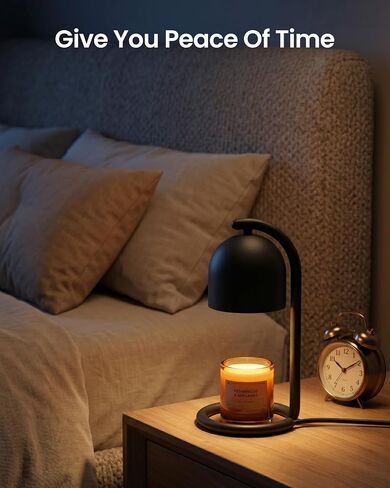 SwitchBot Smart Candle Warmer Lamp App & Voice Control, Flameless Wax Melter with Timer, Bulb x2, for Jar Candles, 1%-100% Dimmable, Matter for Apple Home & Alexa, Women Birthday Housewarming Gift in Saudi Arabia