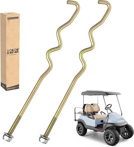 10L0L Golf Cart Battery Hold Down Plate with Rods Kit for Club Car Precedent 2009-UP 48V (4x12V Battery) Electric Golf Cart, Replaces OEM#102534001(Battery Hold Down Plate), OEM#103357701(Battery Rod) in Saudi Arabia