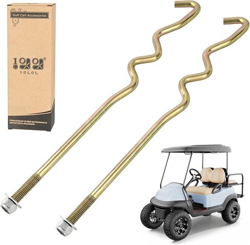 10L0L Golf Cart Battery Hold Down Plate with Rods Kit for Club Car Precedent 2009-UP 48V (4x12V Battery) Electric Golf Cart, Replaces OEM#102534001(Battery Hold Down Plate), OEM#103357701(Battery Rod) in Saudi Arabia