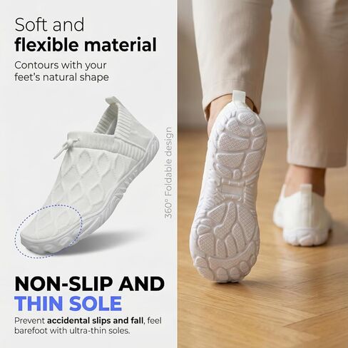 Barefoot Shoes Women & Men – Cloud Walk – Zero Drop Sole - Wide Toe Box - Breathable Knit - Natural Alignment – All-Day Barefoot Comfort with Style in Saudi Arabia