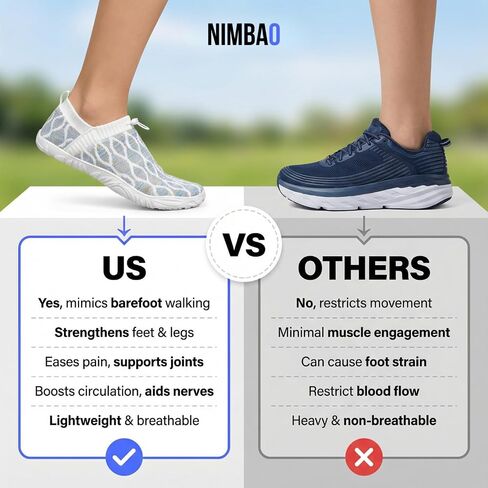 Barefoot Shoes Women & Men – Cloud Walk – Zero Drop Sole - Wide Toe Box - Breathable Knit - Natural Alignment – All-Day Barefoot Comfort with Style in Saudi Arabia