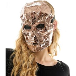 KBW Skull Mirror Fancy Halloween Skull Masquerade Mask in Saudi Arabia