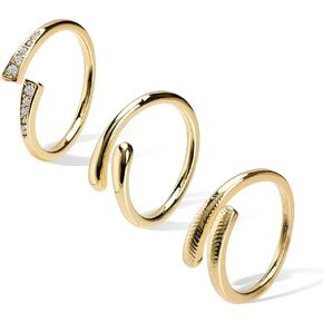 3Pcs Toe Rings for Women Gold/Silver Toe Ring Adjustable Non Tarnish Cz Dainty Toe Ring Summer Beach Open Toe Rings Set Toe Foot Jewelry in Saudi Arabia