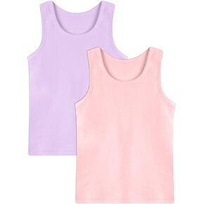 2 Pack Boys Girls Tank Tops Cotton Undershirts Sleeveless Crew Neck Kids Tank Tops for Toddlers in Saudi Arabia