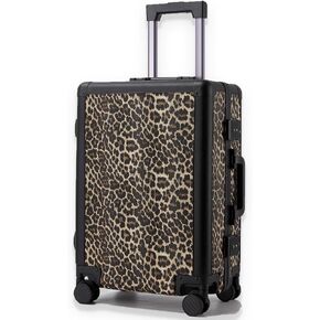 VH&GRED 2-Piece Luggage Set (20" Carry-On & 24" Checked) with Dual Spinner Wheels | Premium Leather, TSA-Approved Lock in Saudi Arabia