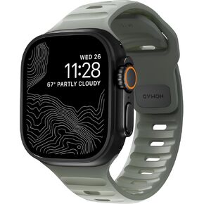 Nomad Sport Band - 45mm | Naval Blue Apple watch ultra 2 band, Designed to give your Apple Watch a modern and athletic look for intense workouts and everyday wear, Compatible with New Series 10, Ultra & Ultra 2, Series 1-9, and SE in Saudi Arabia