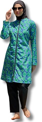 Modest Swimwear for Women 3-Piece Set - Parachute Burkini Set - Islamic Full Cover Swimsuit in Saudi Arabia
