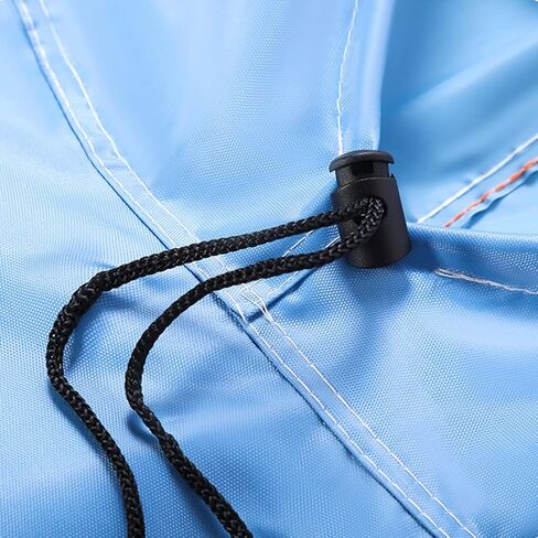 Yosoo Electric Bike Rain Poncho Raincoat for Motorcycle Adults with Foldable Design and Breathable Material for All Weather Protection (Blue) in Kuwait