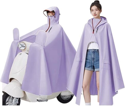 Reusable Electric Scooter Rain Ponchos for Adults Waterproof Rain Coat Heavy Duty Rain Cover Unisex Cape Coat in Saudi Arabia