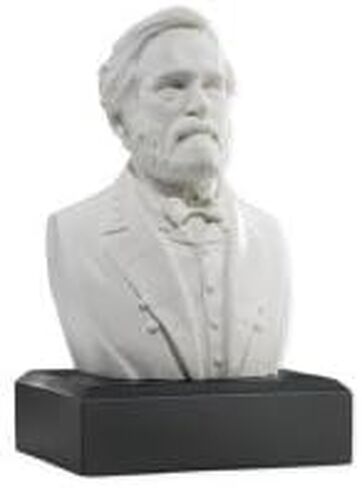 Diaotec 6" Civil WAR General Robert E LEE White Bust in Saudi Arabia