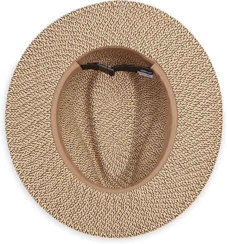 CARKELLA Newhall Fedora Hat (French Beige, Large/XL) – Unisex Flexi-Weave UPF 50+ Sun Protection | 3-Inch Brim | Packable Adjustable Fit | Perfect for Travel, Golf, Outdoor Adventures in Saudi Arabia