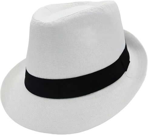 Short Brim Trilby Fedora Hat for Men Women in Saudi Arabia
