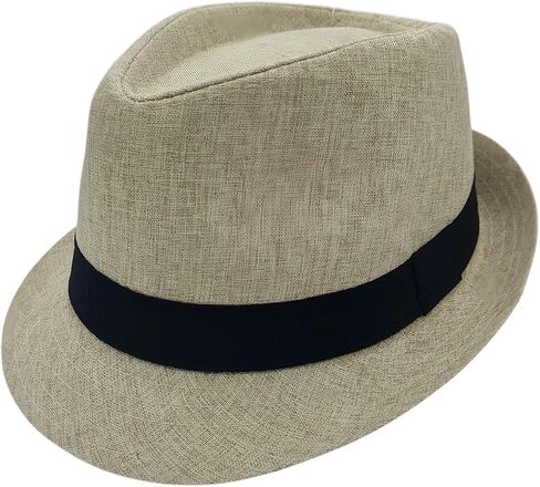 Short Brim Trilby Fedora Hat for Men Women in Saudi Arabia