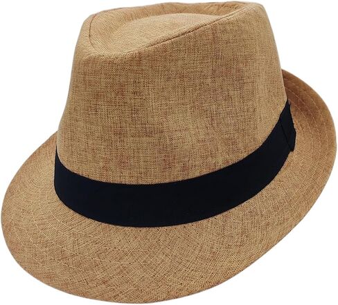 Short Brim Trilby Fedora Hat for Men Women in Saudi Arabia