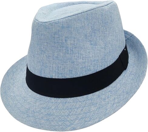 Short Brim Trilby Fedora Hat for Men Women in Saudi Arabia