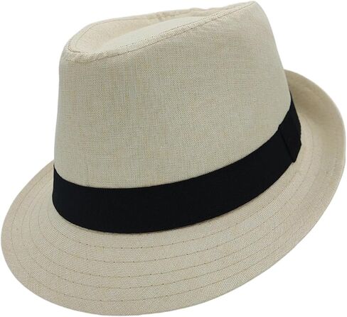 Short Brim Trilby Fedora Hat for Men Women in Saudi Arabia