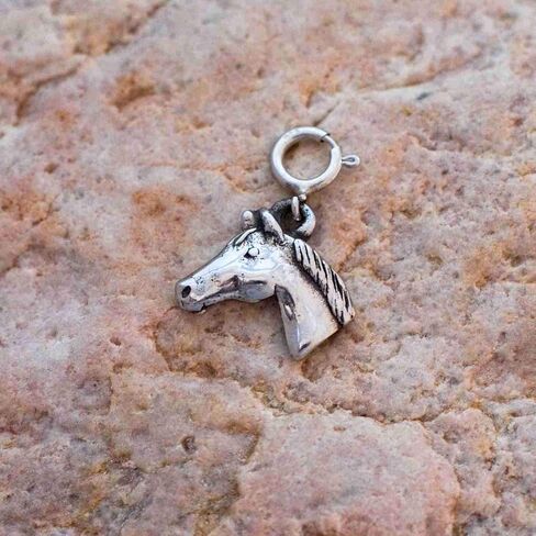 Sterling Silver Quarter Horse Charm for Charm Bracelet in Kuwait