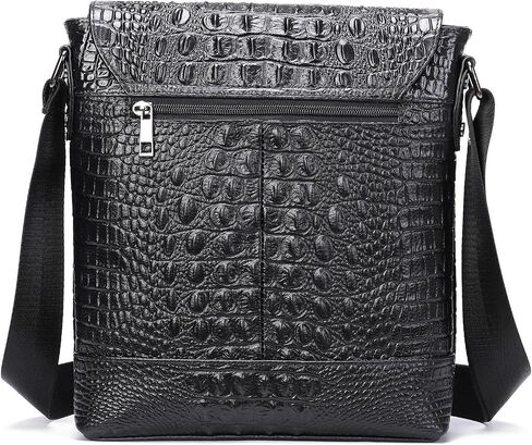 Genuine Leather Shoulder Bag for Men Messenger Sling Crossbody Bag Lightweight Casual Travel Business in Kuwait