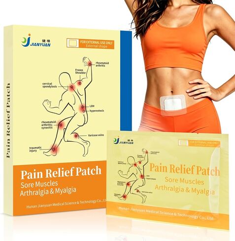 Far-Infrared Knee Pain Patches – 12 Hours Relief Long-Lasting Herbal Pain Patch Warmth for Sore Knees, Joints & Leg, Drug-Free Adhesive Heat Sticker Flexible for Movement, Daily Comfort (10 Count) in Saudi Arabia