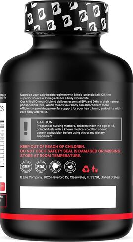 Antarctic Krill Oil Omega-3 – High-Absorption Phospholipid Omega 3 with EPA, DHA & Astaxanthin – Burp-Less, No Fishy Aftertaste – 90 Softgels, 90 Servings – Premium Krill Oil Supplement in Saudi Arabia
