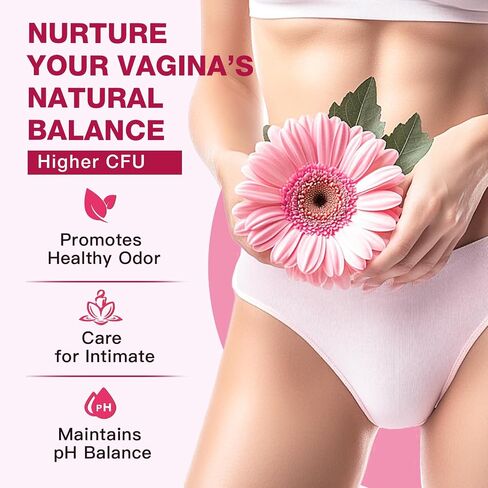 ZEBORA Probiotics for Women, Vaginal Probiotic with Cranberry, Organic Prebiotics, D-Mannose, & Vitamin C - Support Urinary Tract Health, Vaginal pH, & Gut Health - Gluten Free, 90 Vegan Capsules in Kuwait