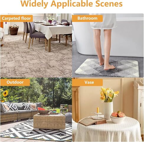 Rug Carpet Gripper Keep Rug in Place on Carpet, Non Slip Rug Pads Grippers for Hardwood Floors and Tiles 12 PCS in Saudi Arabia