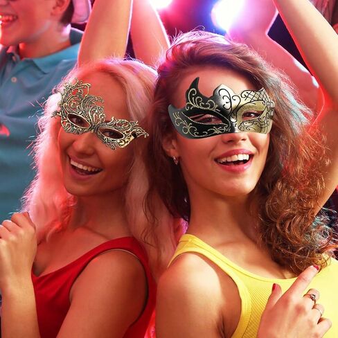 Masquerade Mask for Men Women, Venetian Ball Masks for Couples, Halloween Costumes Lace Eye Mask for Party, Carnival in Saudi Arabia