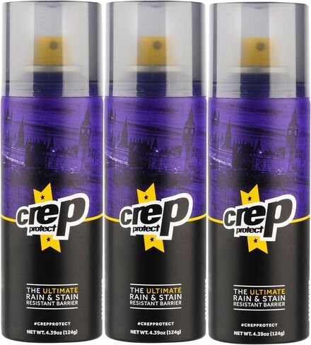 Crep Protect Shoe Protector Spray - Rain & Stain Waterproof Nano Protection for Sneaker, Leather, Nubuck, Suede & Canvas (Pack of 3) in Kuwait