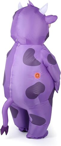 Cow Inflatable Costume Musical Cow Costume Suitable for role-playing at music festivals, Halloween parties (Purple cow) in Kuwait