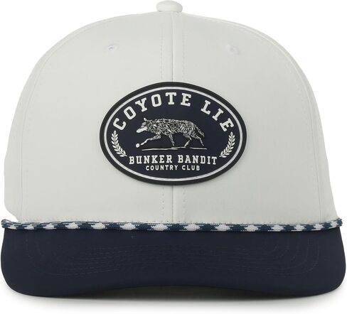 Outdoor Cap Coyote Lie Country Club Hat – Retro Snapback Cap, Structured Rope Golf Hat with Coyote Patch Design in Kuwait