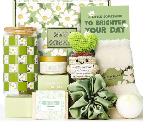 Gift Baskets for Women, Graduation Gift for Her, Birthday Gifts for Women, Best Friend Birthday Gifts Spa Gifts Mothers Day Gift for Women Teens Box Set Girl Sister Friendship - Brighten up Her Day! in Saudi Arabia