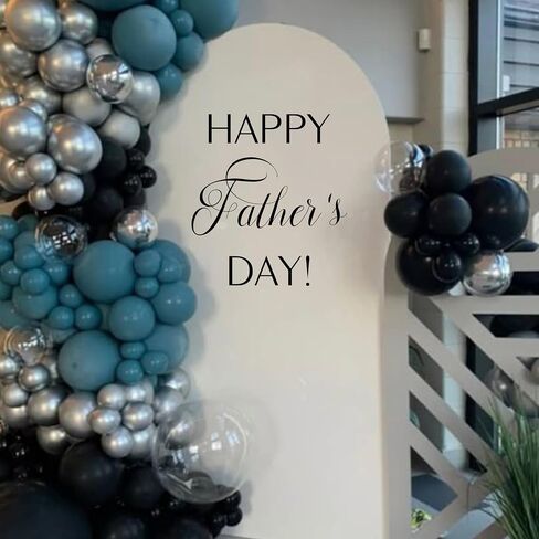 Happy Father's Day Decal - Father's Day Party Decorations Wall Decal,Anniversary Party Supplies,Father's Day Sign Balloon Arch Party Backdrop Decoration Decal (Happy Father's Day) in Saudi Arabia