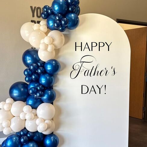 Happy Father's Day Decal - Father's Day Party Decorations Wall Decal,Anniversary Party Supplies,Father's Day Sign Balloon Arch Party Backdrop Decoration Decal (Happy Father's Day) in Saudi Arabia