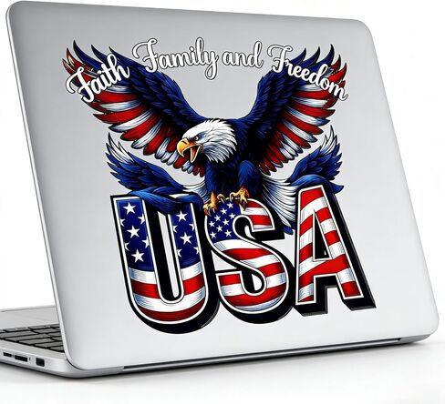 ملصق سيارة God Bless America، ملصق الذكرى السنوية الـ 250 للولايات المتحدة الأمريكية، قطعتان (12 بوصة و6 بوصة ملصقات نسر الذكرى السنوية الـ 250، ملصق استقلال الولايات المتحدة الأمريكية 1776-2026، لخوذة Tumbler Car Windows Notebook (D #) in Kuwait