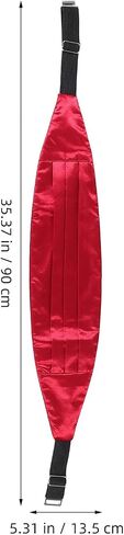Beavorty 3pcs Men’s Cummerbund Bow Tie Pocket Square Set Adjustable Tuxedo Waistband Formal Belt for Wedding Events and Suits in Kuwait