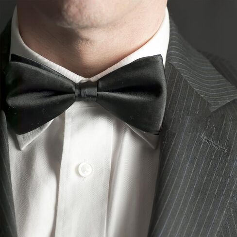 Ipetboom Men’s Black Tuxedo Cummerbund Set with Bow Tie and Pocket Square, Formal Wedding Suit Accessories for Business and Party Events, 6pcs Classic Men’s Tux Cummerbund and Tie Set in Kuwait
